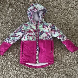 The North Face Kids Raincoat in Pink and Multicolor